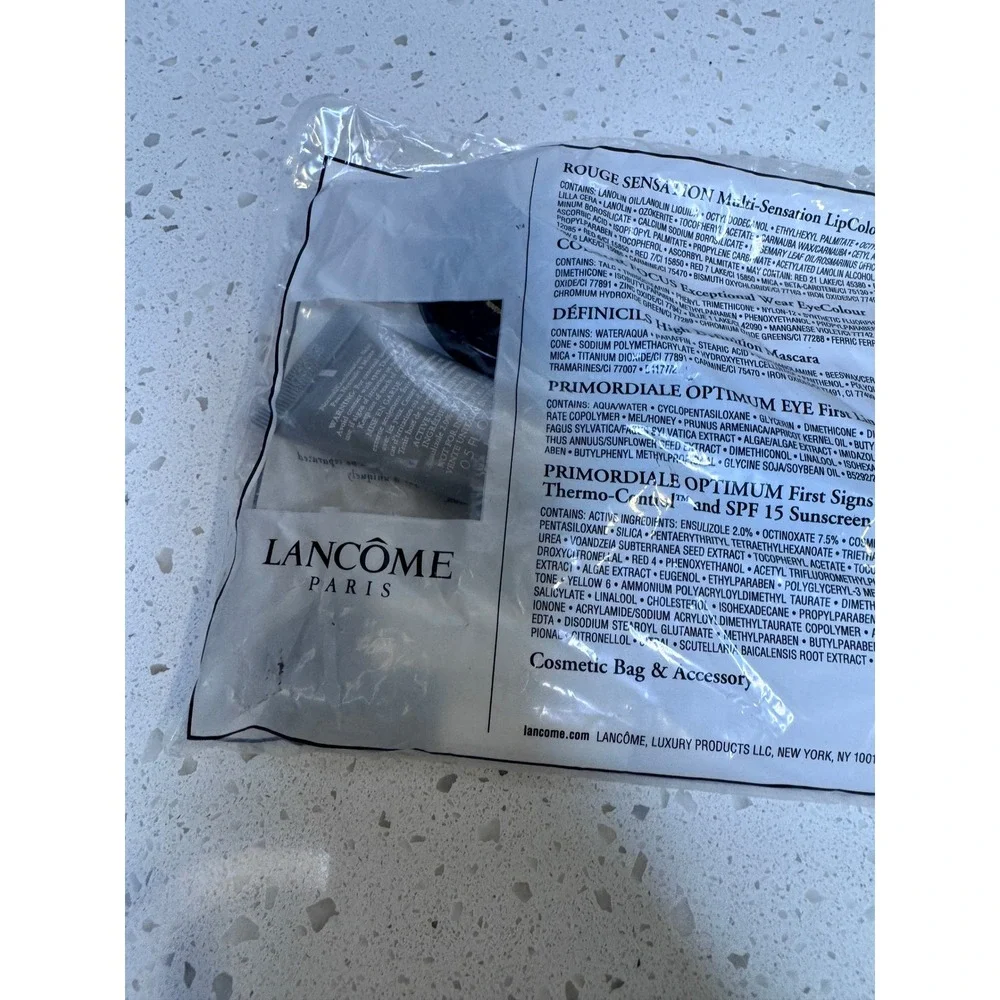 Lancome Primordiale Optimum Skincare Makeup Travel Set Mascara Lipstick SPF 15